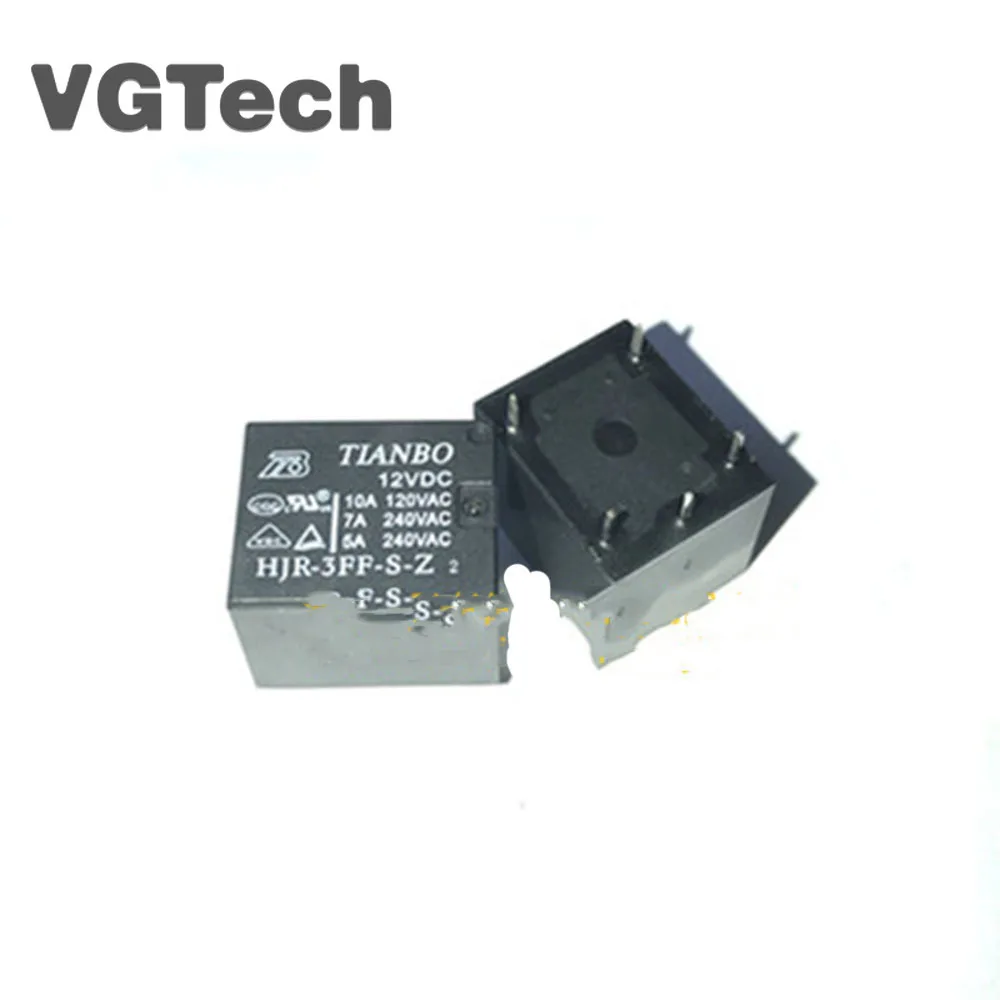 

10pcs/lot original New Relay HJR-3FF-S-Z 5VDC HJR-3FF-S-Z 12VDC HJR-3FF-S-Z 24VDC HJR 3FF S Z 5V HJR-3FF-S-Z-12V 10A 5PIN
