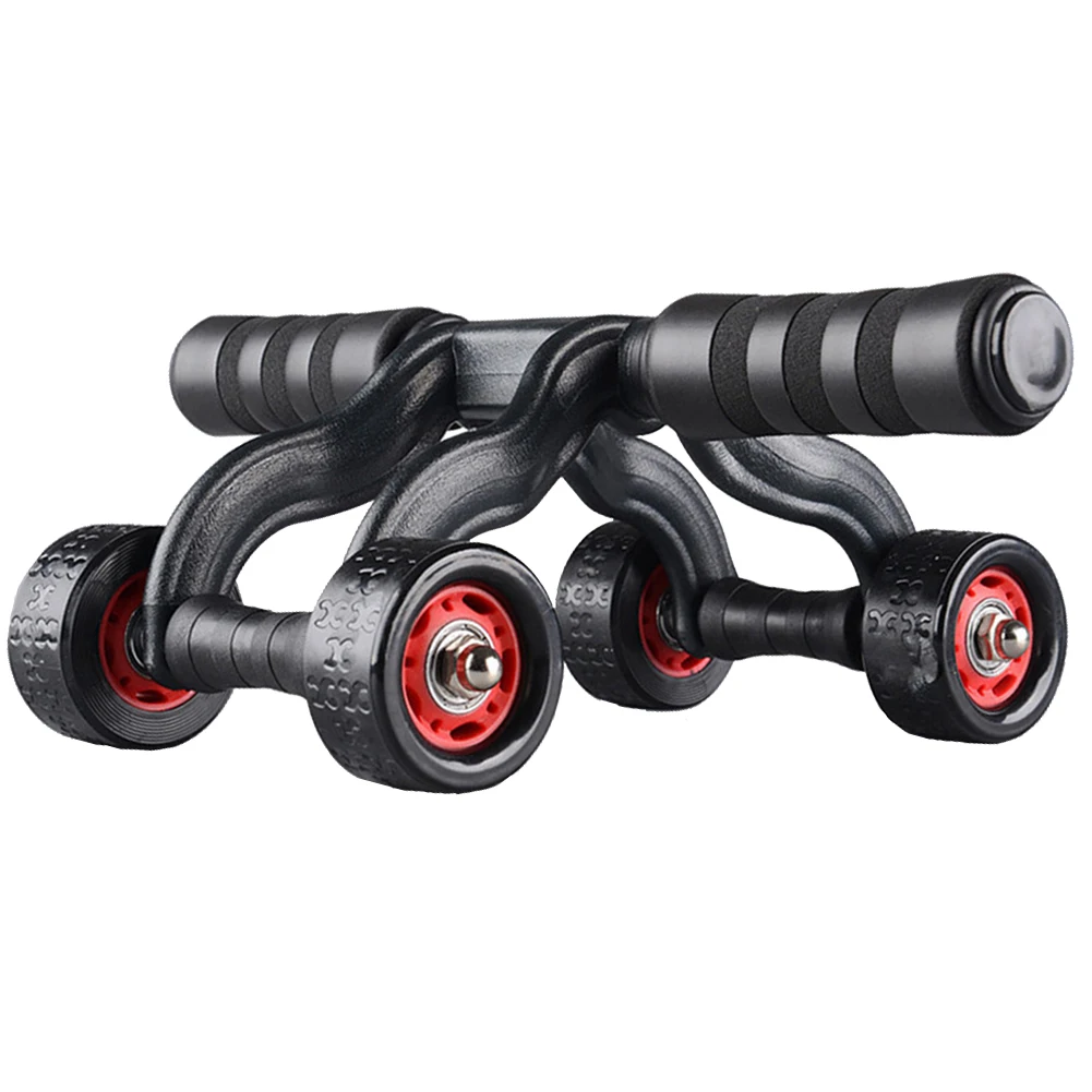 

4 Wheels Abdominal Roller for Muscle Trainer Exercise Equipment Home Indoor Office Fitness No Noise Waist Training Device