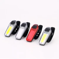 usb rechargeable led bike tail light bright bicycle rear cycling safety flashlight 300mah lithium battery 5 light modes