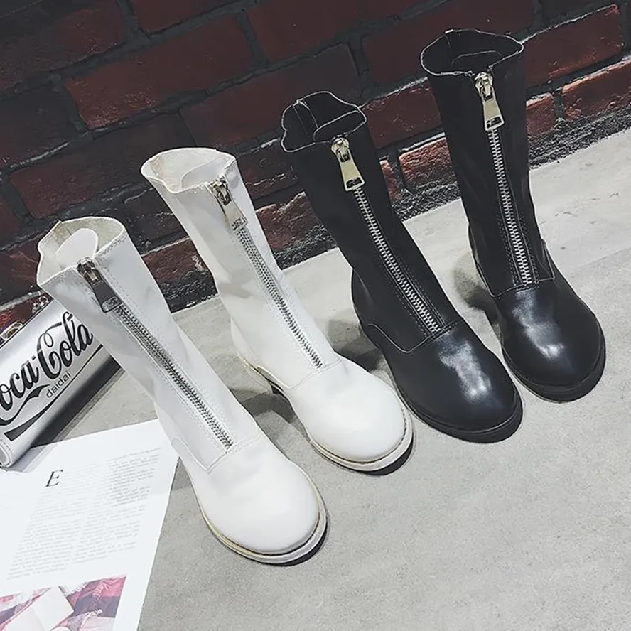 Женские зимние ботинки повседневные без шнуровки для женщин женские на низком