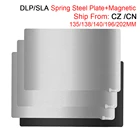 Пружинная листовая пластина из стали, гибкое магнитное основание, гибкая Тепловая кровать, детали для 3D-принтера DLPSLA ANYCUBIC Photon Mono CREALITY Hot Bed