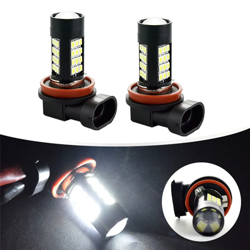 6000K 840LM SMD низкое потребление светодиодный Белый 2 шт. 9005/9006/H4/H11/H7 42 Вт 2835 Canbus Error Free