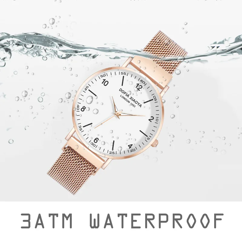 Креативные Часы звездного неба женские часы с магнитом светящиеся 2019 наручные из