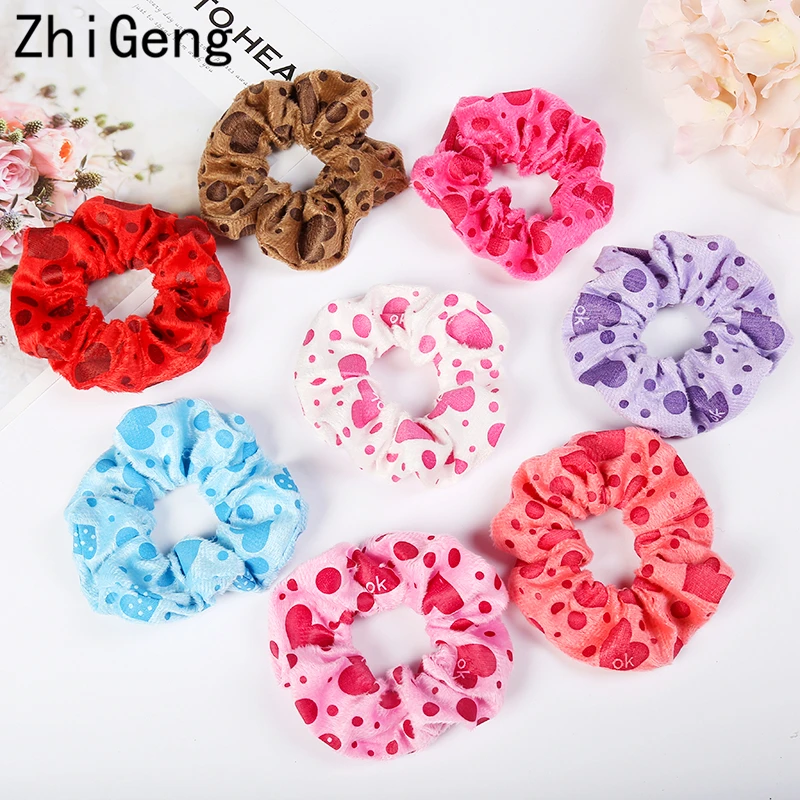 8 шт. Однотонные резинки для волос резинка из эластичной марлевой ткани