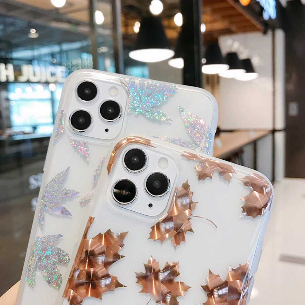 Роскошный блестящий золотой прозрачный чехол для iPhone SE 2020 11 Pro X XS Max XR 8 7 Plus