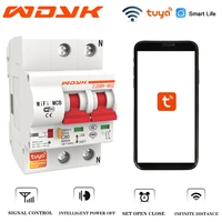 wdyk 2p smart circuit breaker wifi automatic switch remote control circuit overload protector tuyaapp remote controul