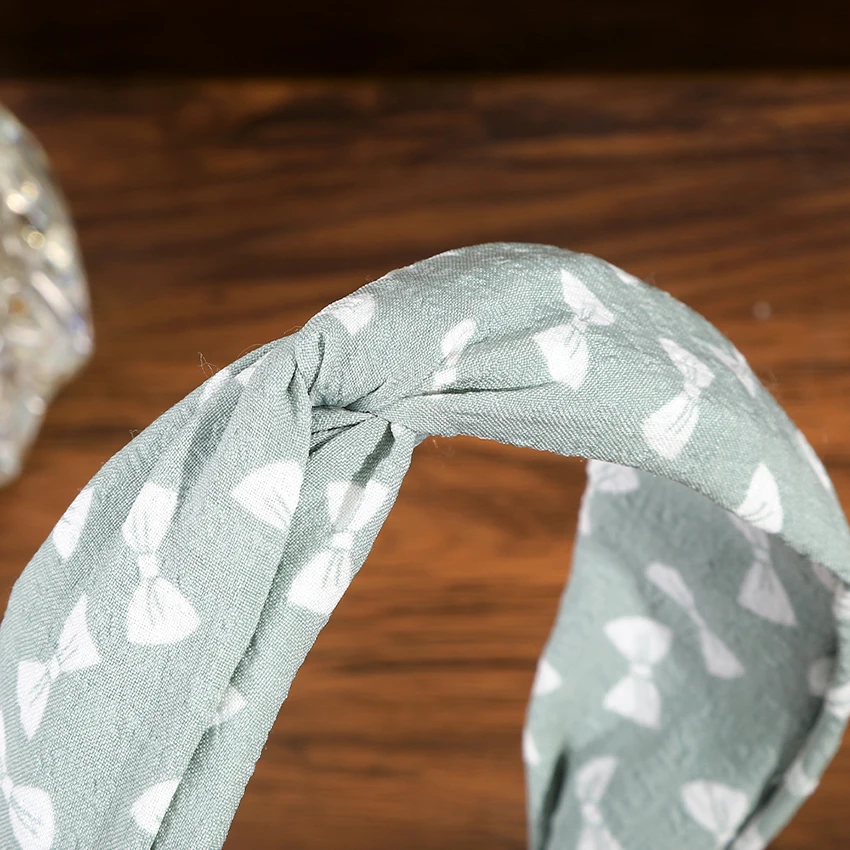 

Levao New Cross Knotted Print Headbands for Women Heart Bow lovely Hair Bands Hoop Bezel Hair Accessories Headwear