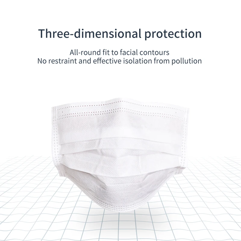 Модные Белые воздухопроницаемые защитные маски с тремя напольными фильтрами