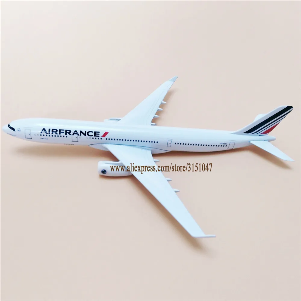 20 см Air France Airbus A330-300 Airlines модель самолета из сплава металла литья под давлением