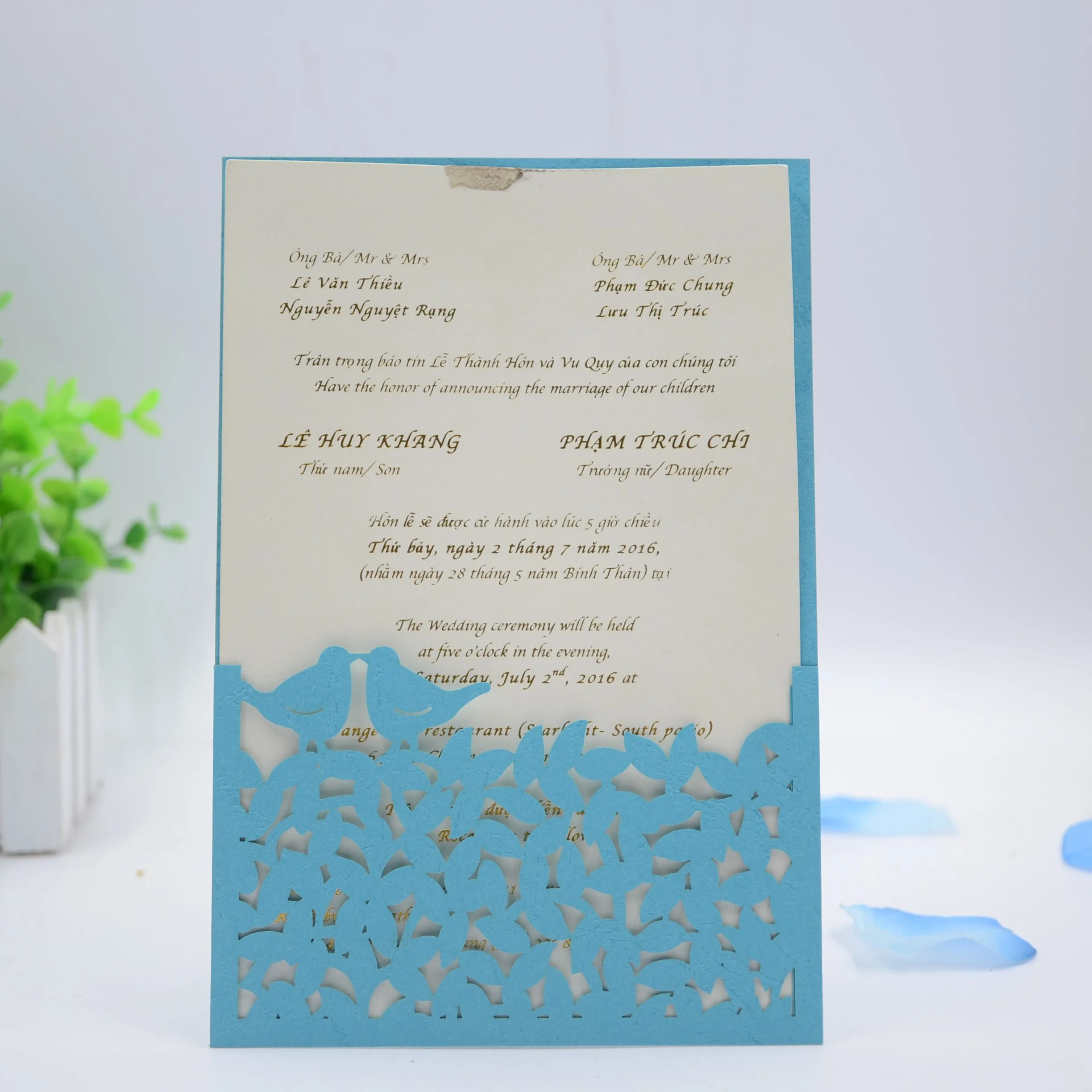 Поздравительная открытка любовь Романтический День рождения Свадебный юбилей