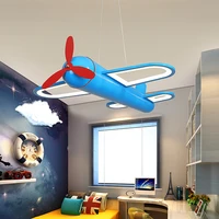 new design aircraft lamp creative led chandelier for childrens room baby bedroom modern chandelier home decoration hanging lamp