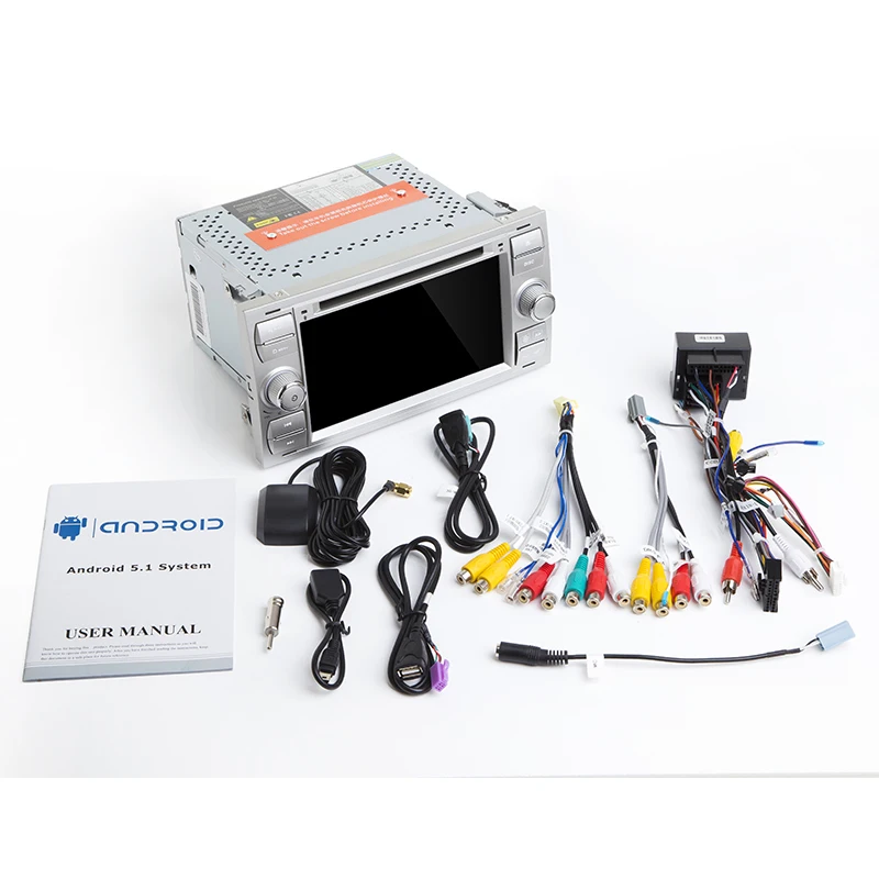 Автомобильный DVD проигрыватель Android 10 DSP 2 din в приборной панели для Ford Transit Focus