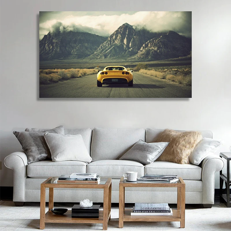 

Modern Decorative Canvas Painting Lotus Elise Super Car Wall Art Posters and Prints Home Decoration Wall Painting