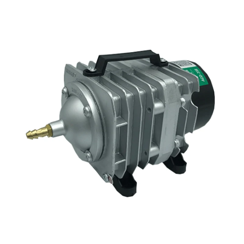 

ACO-328 Aquatic Products Electromagnetic Air Compressor Fish Tank Oxygen Pump 82L/min 220V 50HZ 60W + 12M Trachea + 6 Air Stone