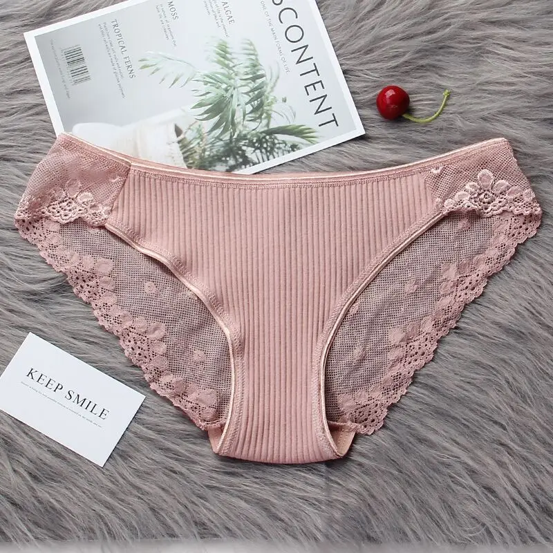 Трусики женские из мягкого хлопка удобное бесшовное нижнее белье приятные для