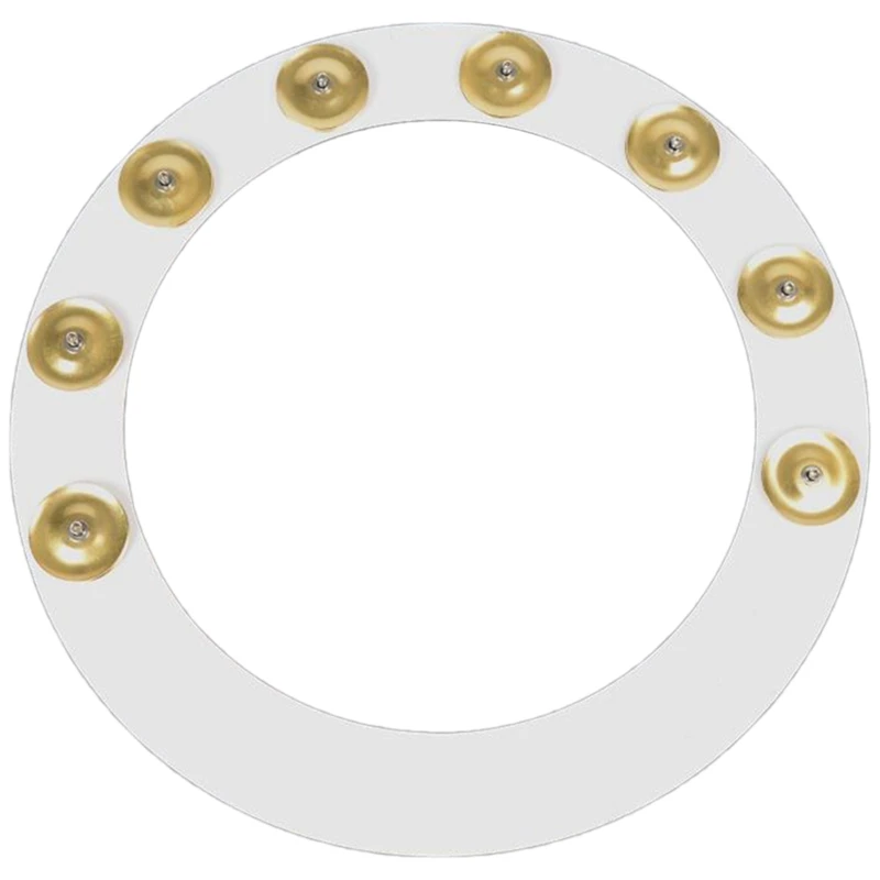 Популярный 14 дюймовый ударный обруч ТАМБУРИН с джинсой для барабанов со змеиным