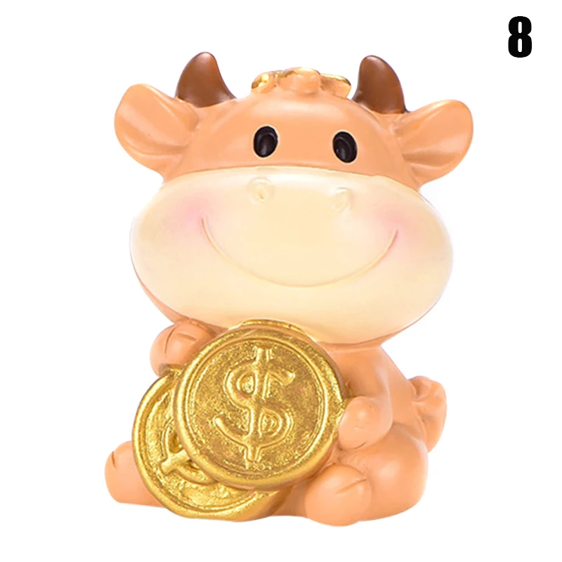 2021 год Китайский Зодиак ОКСа украшения для дома из смолы с Новым годом хорошие