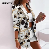 office ladies autumn simple solid blazer coats elegant turn down collar cardigan outerwear suit casual long sleeve women jackets