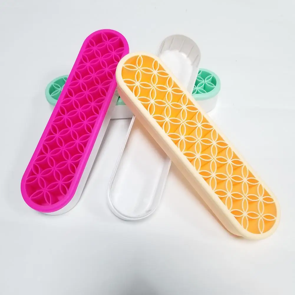 Силиконовый держатель для ручки ногтей органайзер кистей макияжа стойка