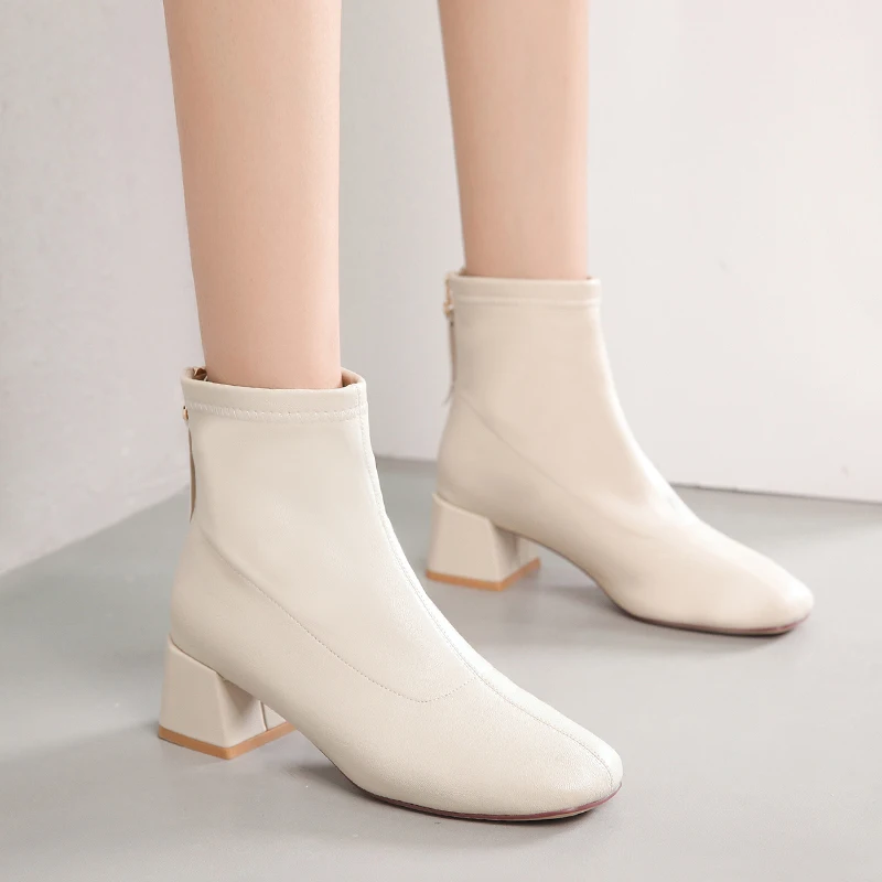 2020 модные роскошные женские туфли на высоком каблуке носки Фетиш сапоги кожа