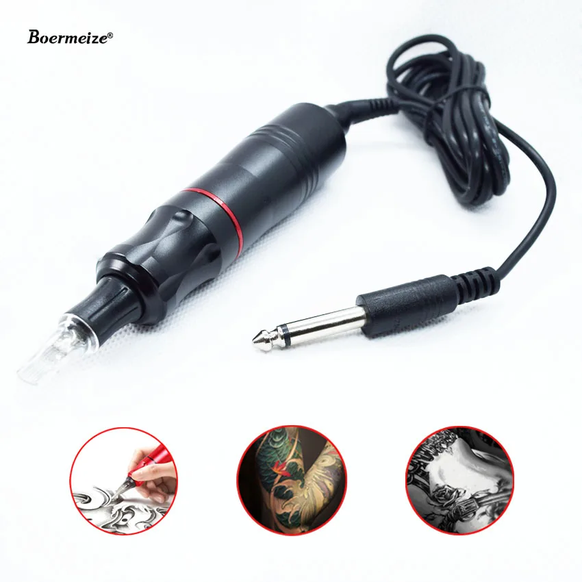 Ротационная тату машинка в виде ручки картридж для нанесения лайнера с