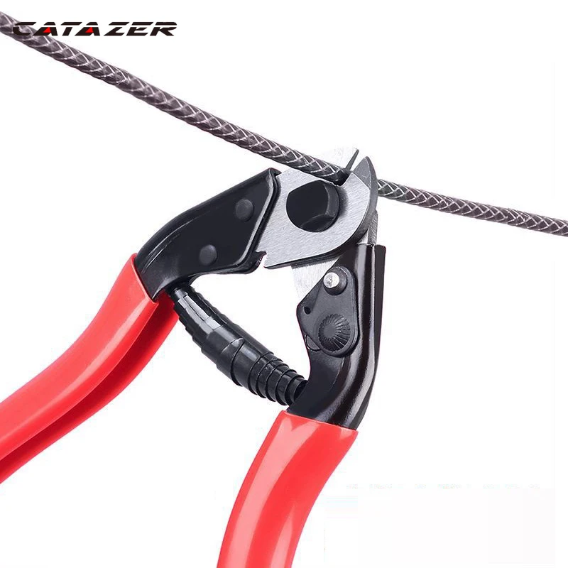 

Bicycle Cable Cutting Pliers Bike Brake Derailleur Shifter Housing Inner&Outer Cable 180mm Bicycle Heavy Duty Pliers Cutter Tool