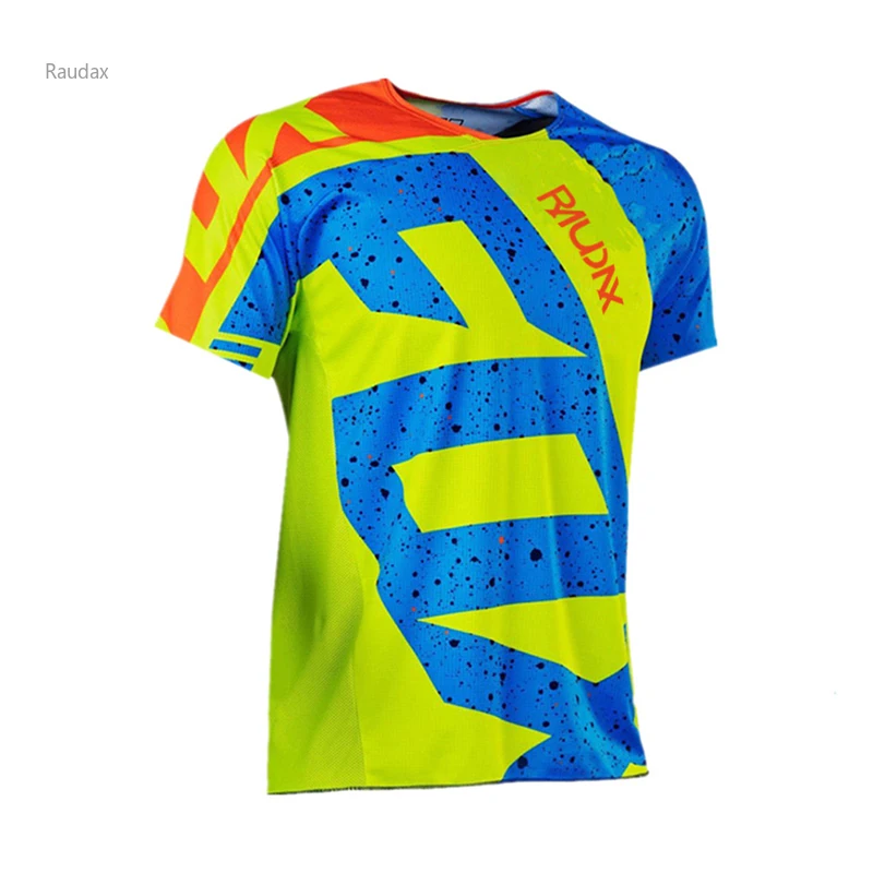 

motorcycle mountain bike team downhill jersey MTB Offroad fxr bicycle locomotive shirt cross country mountain Raudaxfox jersey