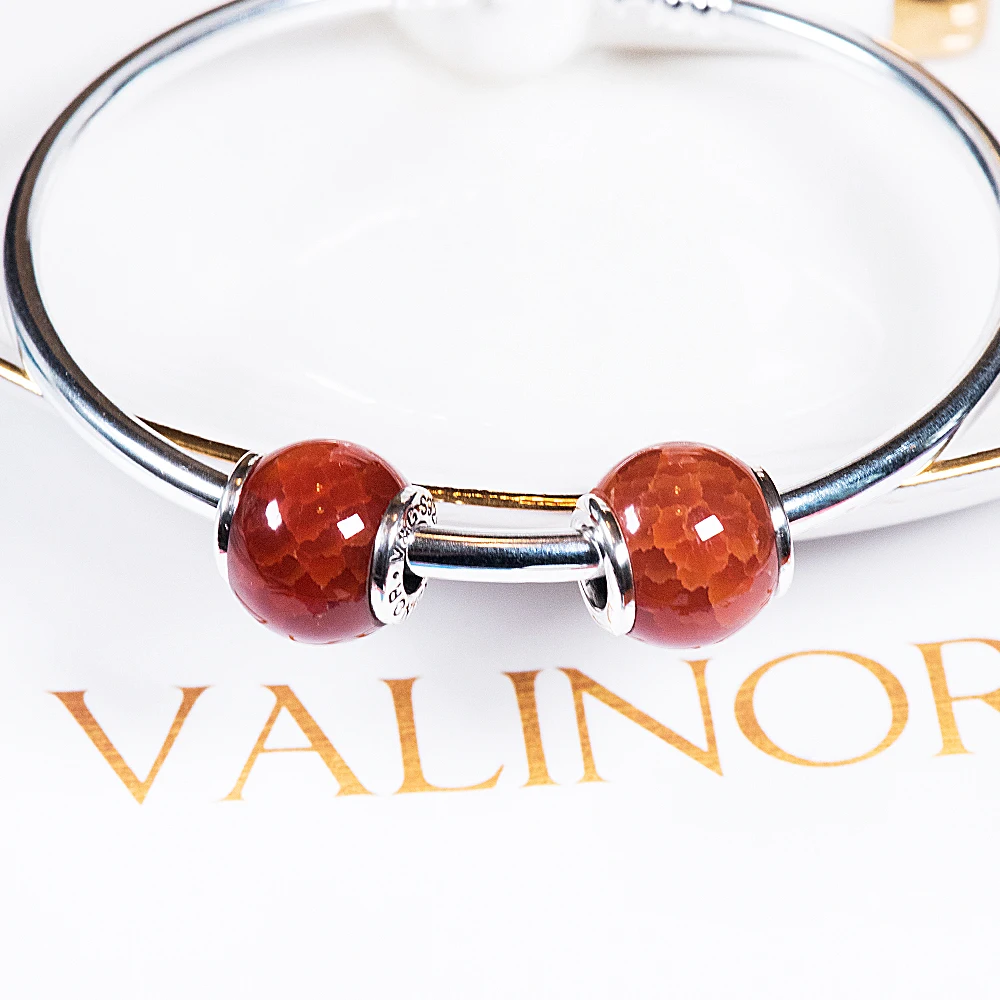 Браслет на запястье с красным драконом из камня шармами подходит для браслетов