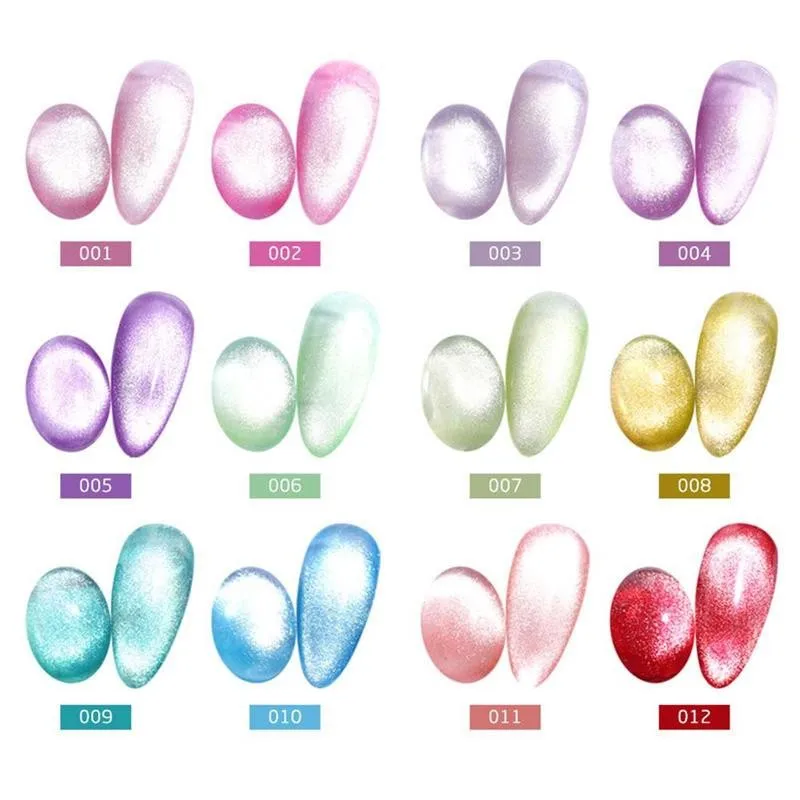 Лак кошачий глаз для дизайна ногтей 15 мл | Красота и здоровье