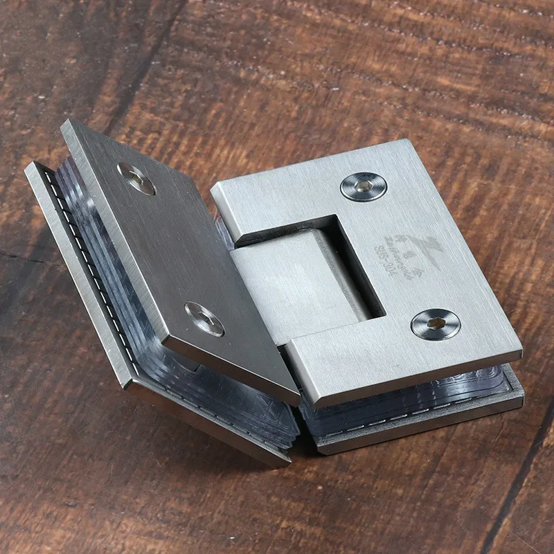 Петля из нержавеющей стали 304 градусов петля матового стекла для ванной и душа