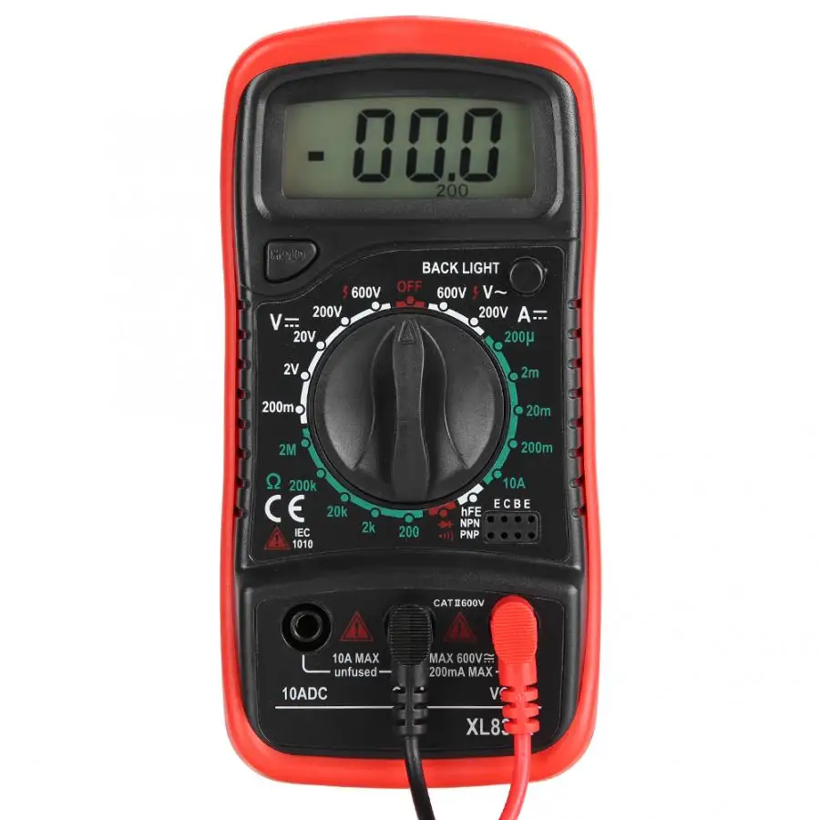 XL830L Handheld Digital Voltmeter With LCD Display Multimeter Voltage Ammeter Ohmmeter Current Tester | Инструменты
