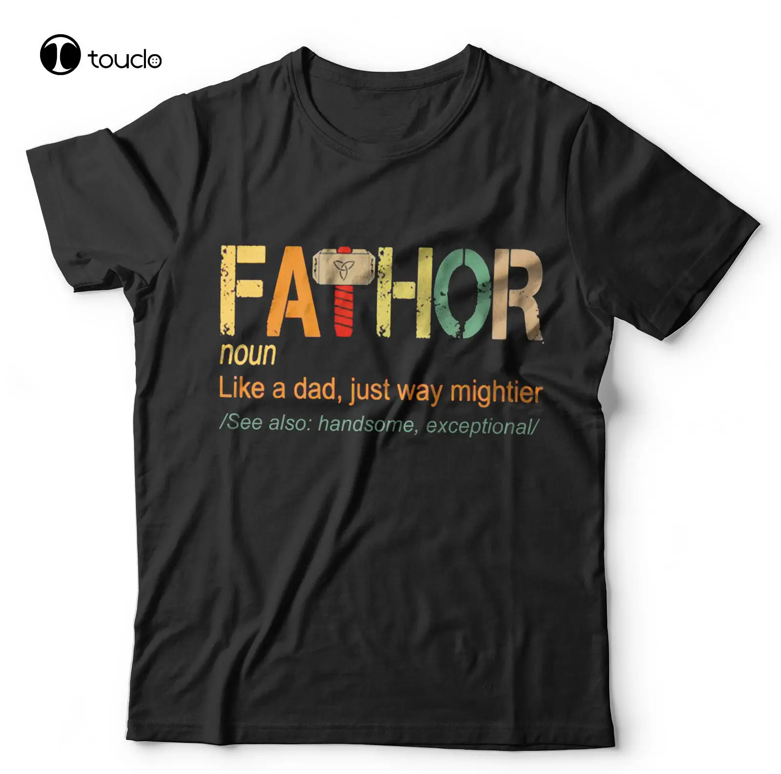 

Fathor Tshirt - Fa-Thor - Like A Dad Just Way Mightier T-Shirt Fathers Day