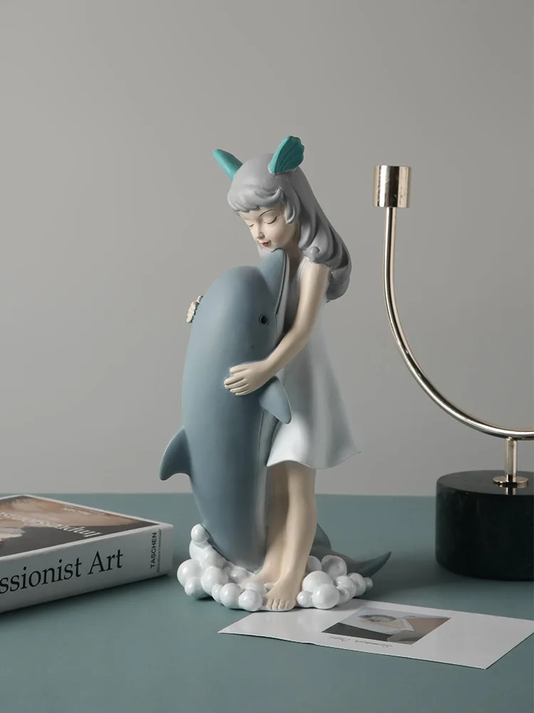 Новинка креативное украшение Русалка журнальный столик для гостиной лоток