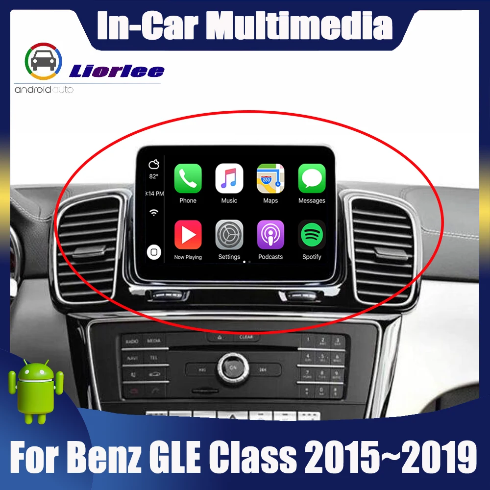 Автомобильный мультимедийный плеер для Mercedes Benz GLE Class 350 450 500 580 63 w166 2011 ~ 2019 Радио