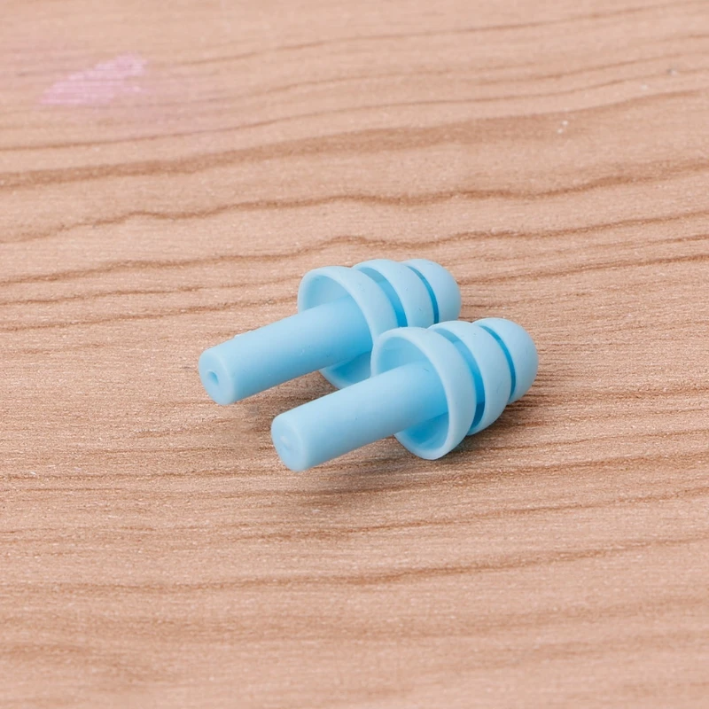 

2pcs Silicone Ear Plugs Anti Noise Snore Earplugs Comfortable For Study Sleep
