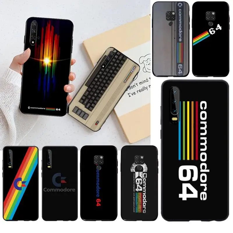 Милый чехол для телефона CUTEWANAN C64 COMMODORE 64 Bling Для Huawei P40 P30 P20 lite Pro Mate 20 P Smart 2019