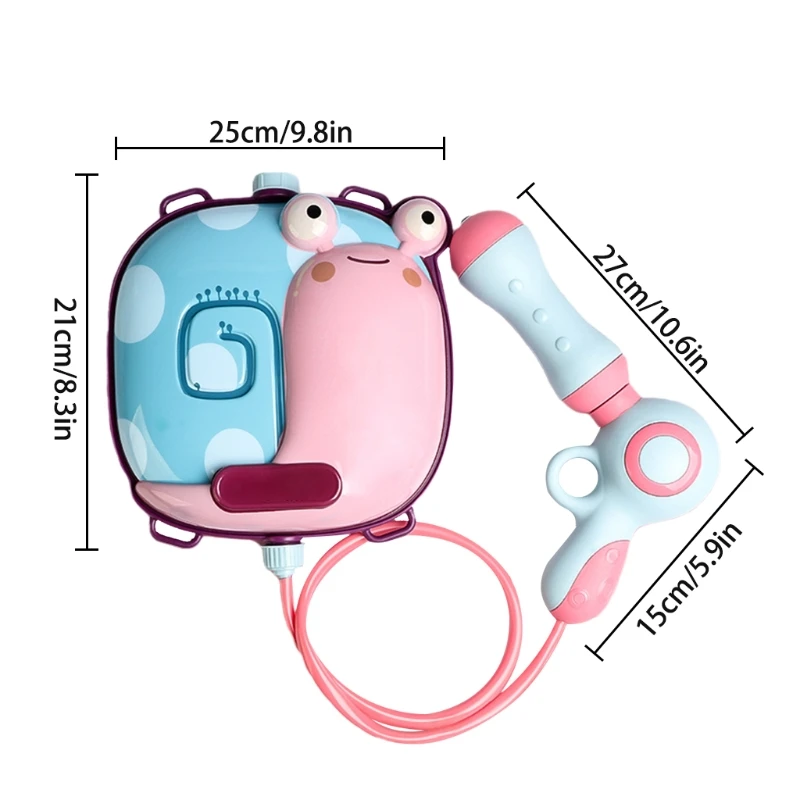 

Backpack Water Toy Squirt Water Toy Sand Play Set Beach Water Blaster Sandpit Outdoor Toy Spray Water Guns Kids Gift D5QD