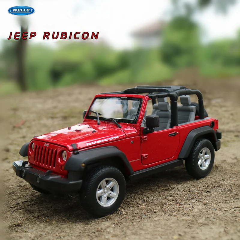 Модель автомобиля WELLY 1:24 Jeep Wrangler модель из сплава коллекция украшений подарок