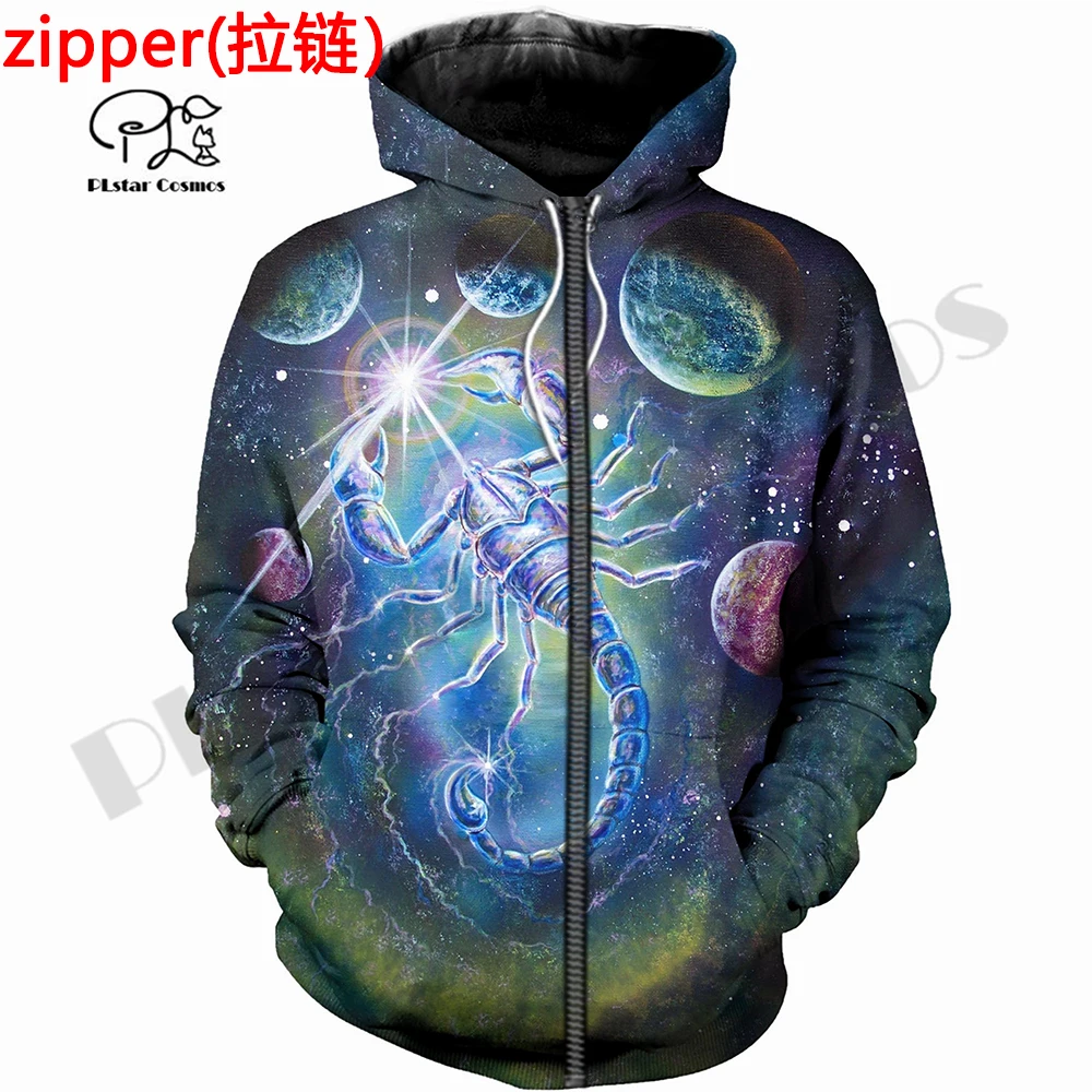 

PLstar Cosmos 3Dprinted Newfashion Hippie Scorpio Constellation Art Streetwear Funny Awsome Casual Hoodie/Sweatshirt/Zip S-14