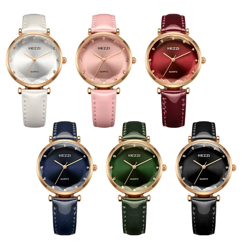 

NO.2 Women Luxury Rhinestone Watch Simple Quartz Wristwwatch 2019 Brand Watch Ultra-thin Leather Watches Relogio Feminino
