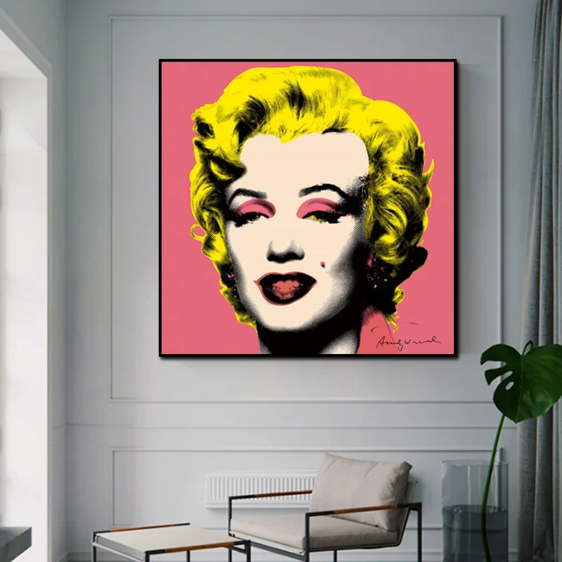 Плакат Andy Warhol картина Мэрилин Монро Сексуальная Женская Печать холст картина настенные картины для гостиной Куадрос домашний декор