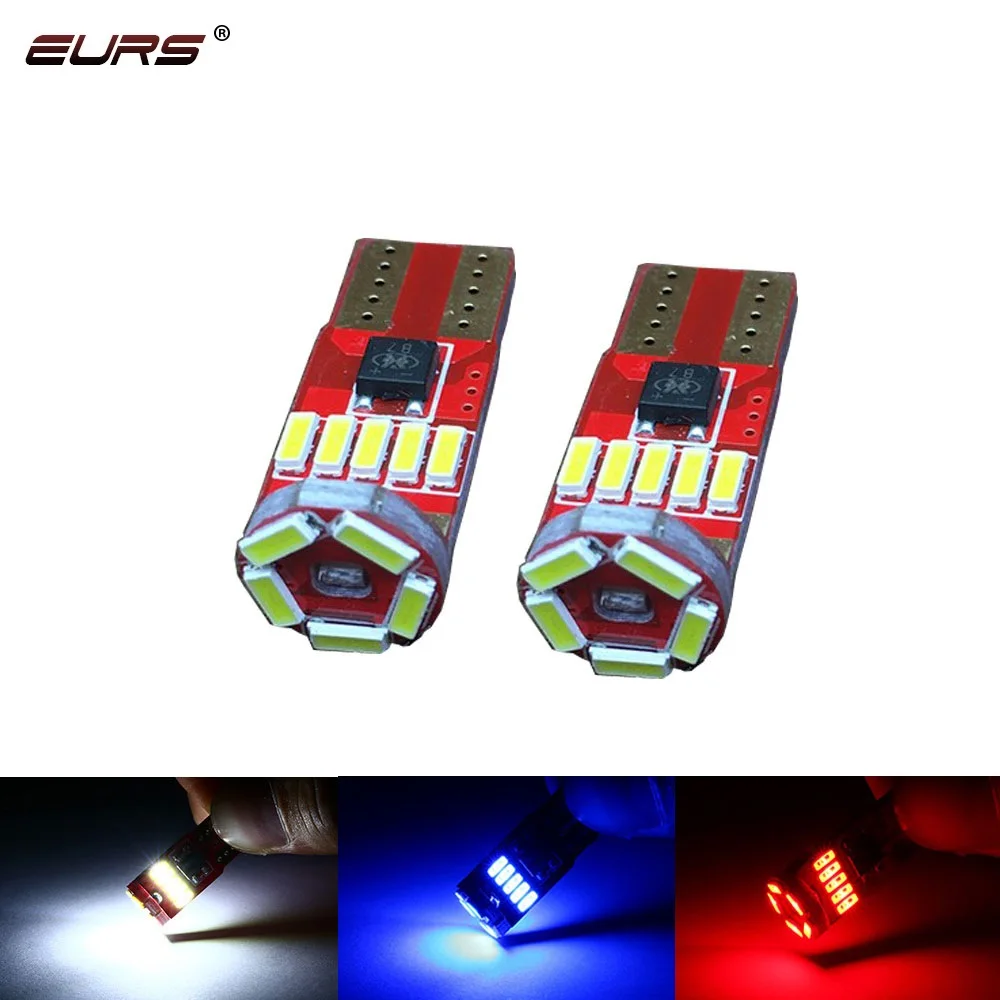 EURS width светильник 50 шт./100 шт. 15led 4014 smd без ошибок OBC 194 168 W5W T10 15smd canbus неполярная