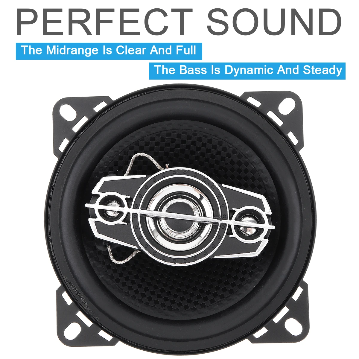 

2pcs 4 Inch 10cm 250W Car Coaxial Speaker Auto Audio Music Stereo Full Range Frequency Hifi Loudspeaker for Car Auto SUV Vehicle