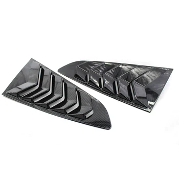 Car Louvers Scoop Cover Vent for Ford Mustang 2015 2016 2017 Side Window Rear False Air Outlet