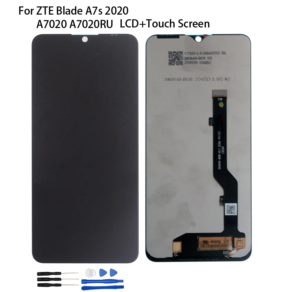 

Оригинальный ЖК-дисплей для ZTE Blade A7s 2020 сенсорный экран A7020 A7020RU дигитайзер в сборе для ZTE BLADE A7s 2020 экран ЖК