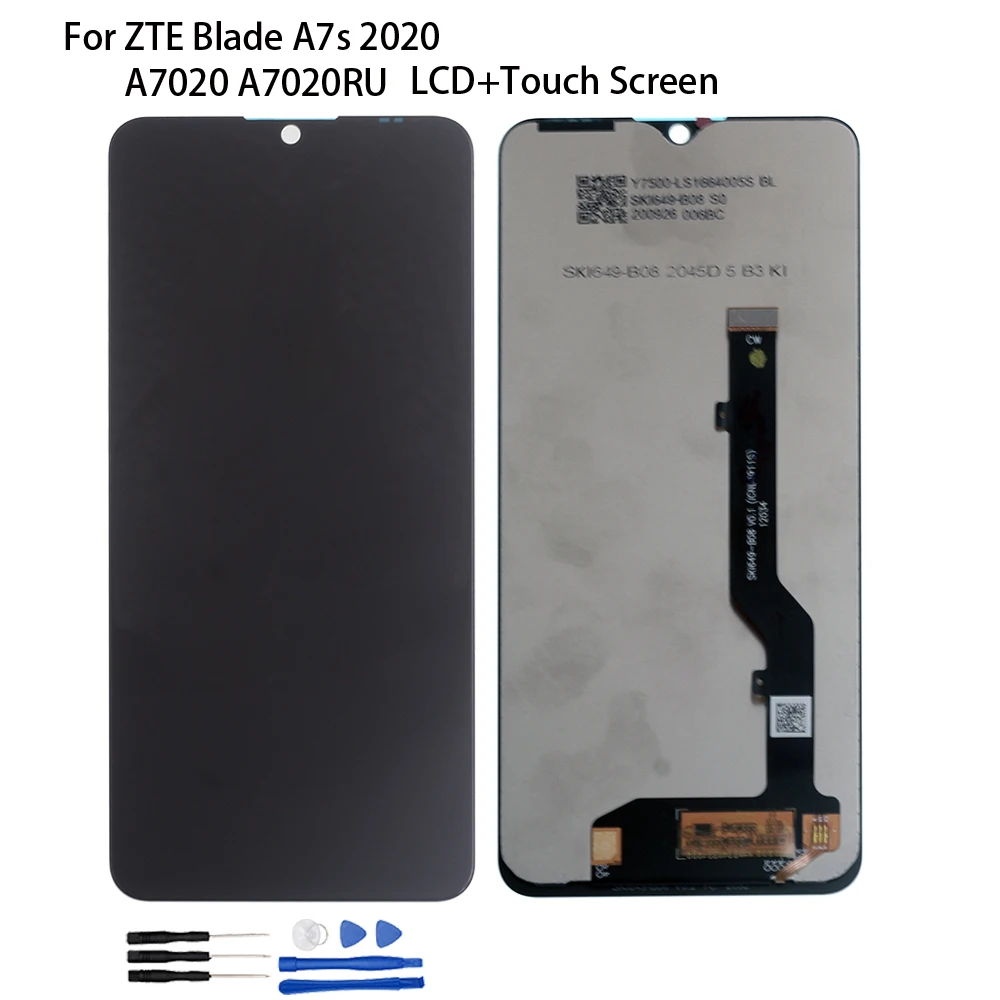 Оригинальный ЖК дисплей для ZTE Blade A7s 2020 сенсорный экран A7020 A7020RU дигитайзер в сборе