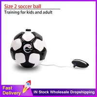 new football ball kick beginner soccer ball practice belt training equipment standard official profession balls size 2