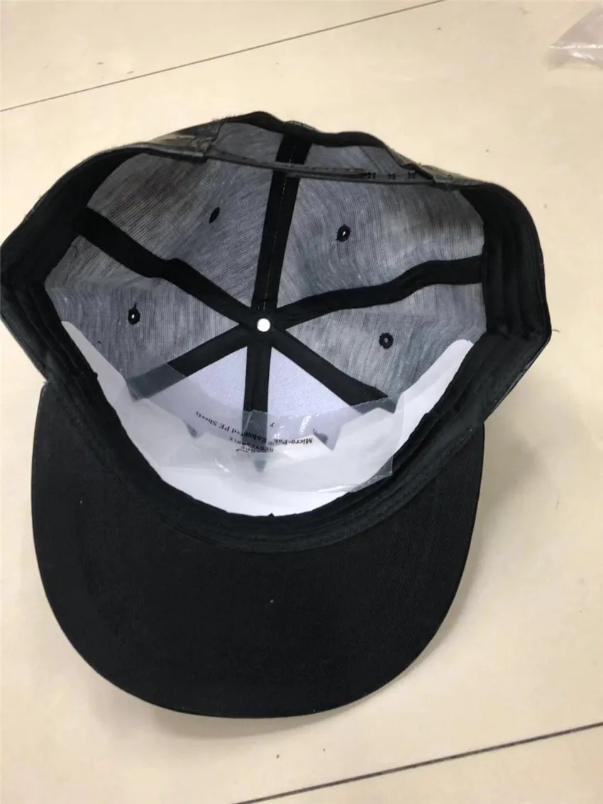 Кепка из ПУ кожи для мужчин и женщин Повседневная Бейсболка в стиле панк/хип хоп 6