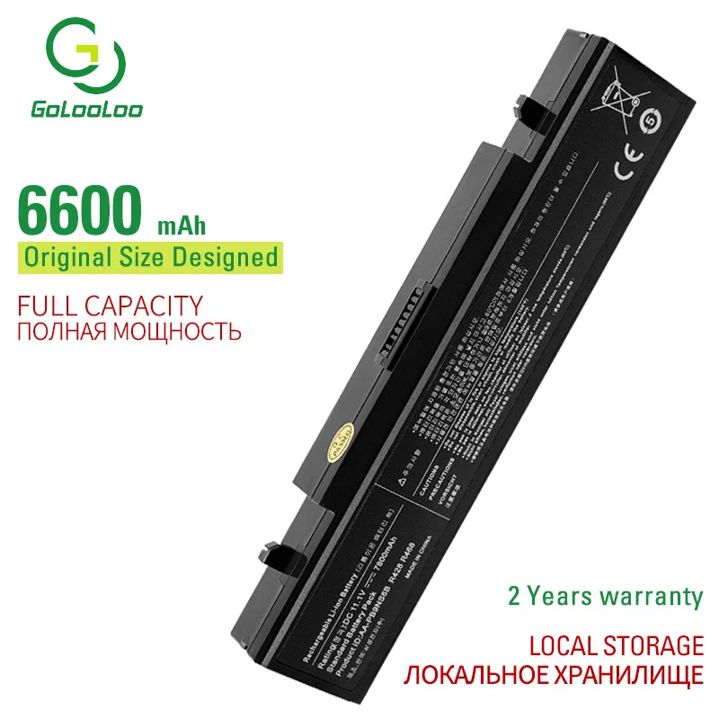 Аккумулятор для ноутбука Golooloo 9 ячеек для Samsung R428-DS04/DS0B/DS0E/DS0L/DS0M/DS0N/DS0P/DS0R R428-DS0A/DS06/DS07/DS0A/DS0B Аккумулятор для ноутбука Golooloo 9 ячеек для Samsung R428-DS04/DS0B/DS0E/DS0L/DS0M/DS0N/DS0P/DS0R R428-DS0A/DS06/DS07/DS0A/DS0B