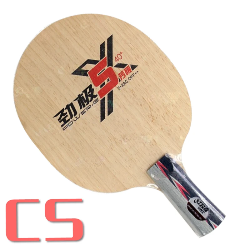 CS short handle DHS Новинка POWER-G 5X PG 5 X ракетка для настольного тенниса Arylate Carbon ALC ракетка для пинг понга летучая мышь - Цвет: CS short handle